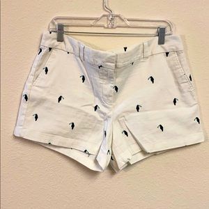 NWOT. Loft Outlet 4in short with toucans